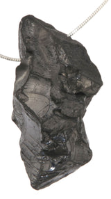 Edelschungit - Edel Schungit - Elite Shungite Trommelstein Edelstein Schmuck Ketten Anhänger - A Qualität #6779