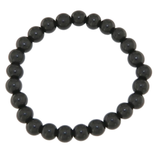 Schungit Edelstein Schmuck Armband 6mm - Schmuck #7233