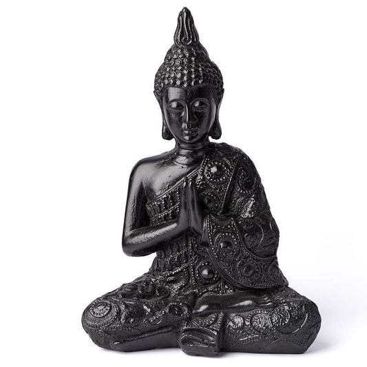 XXL Schungit Buddha Figur - Gravur - Edelstein 25cm #6780