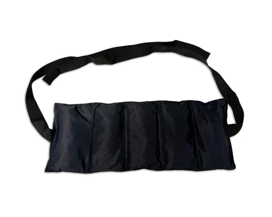 Schungit Gürtel / Rücken-Gurt (gefüllt mit Schungit-Splitt, Länge ca. 185 cm)