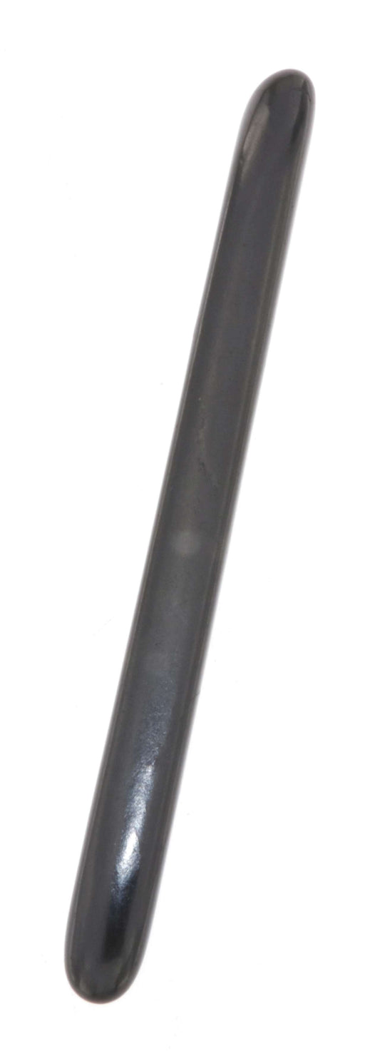 Schungit Massagestift - Massagegriffel - Massage Freeform - poliert - #5810