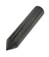 Schungit - Massagestift - Massagestab - Massagegriffel rund - poliert #2830
