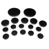 17 teiliges Schungit Hot - Cold Stone Massage Set poliert - Entspannung - Wellness