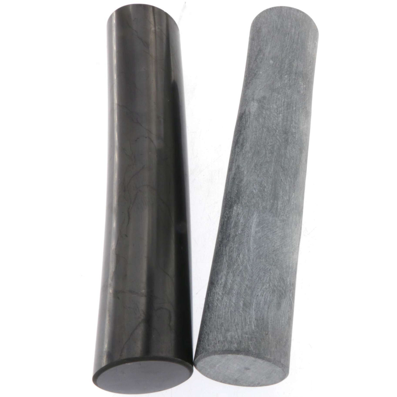 Schungit Pharaonenstäbe + Talkchlorid Pharao Zylinder poliert 15cm #6788
