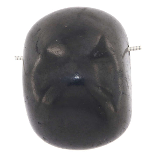 XL Schungit Trommelstein Edelstein Schmuck Ketten Anhänger - A Qualität #5449