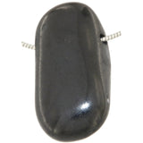 Schungit Trommelstein Edelstein Schmuck - Kette - Anhänger - A Qualität #3056