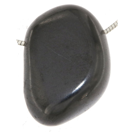 Schungit Trommelstein Edelstein Schmuck Ketten Anhänger - A Qualität #3058