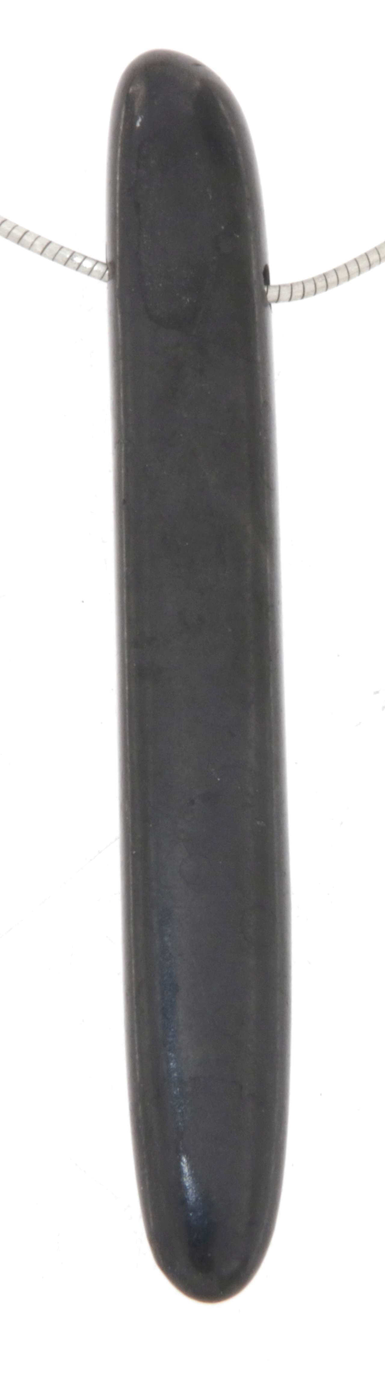 XL Schungit Trommelstein Edelstein Schmuck Anhänger - A Qualität #5808
