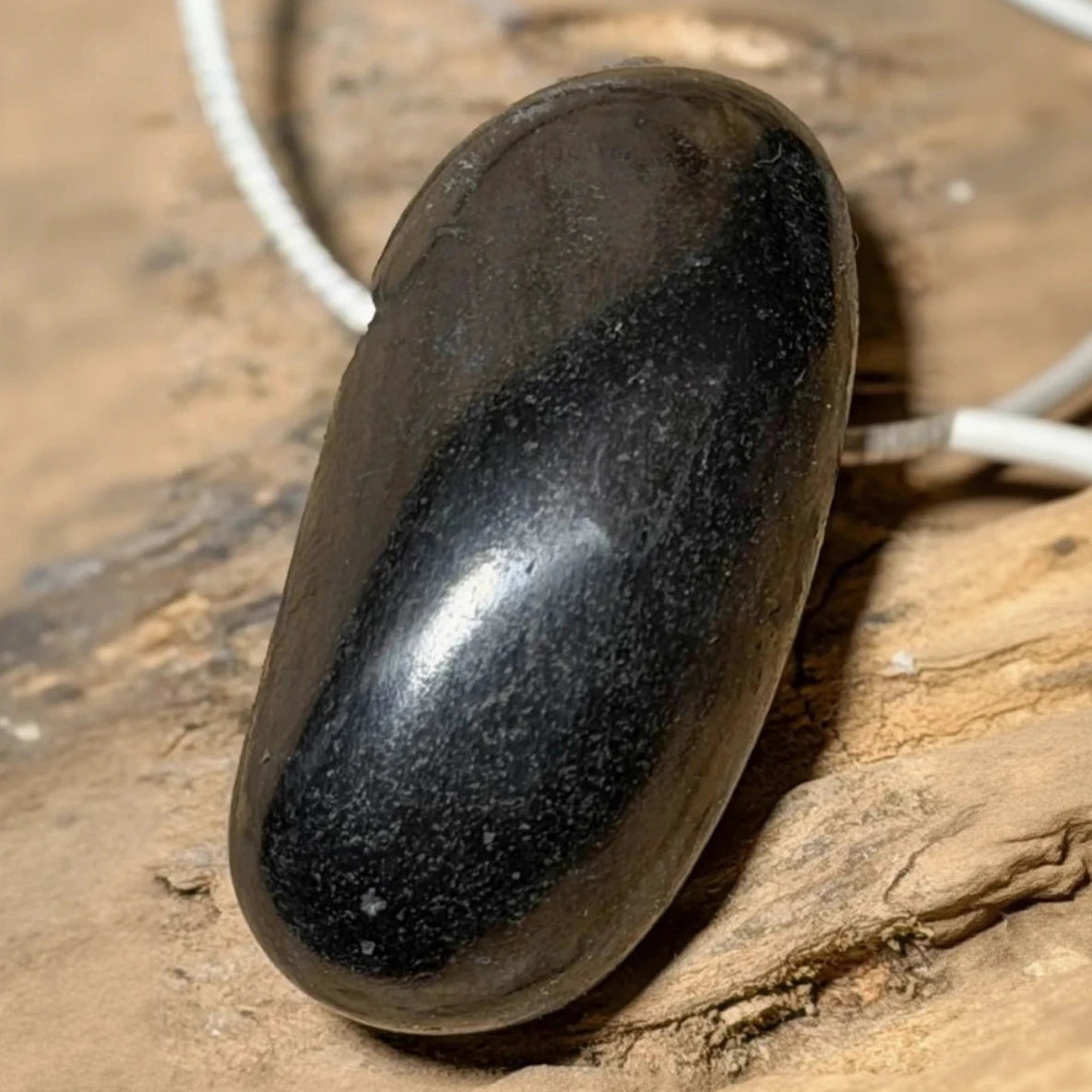 Schungit Trommelstein Edelstein Schmuck Ketten Anhänger - A Qualität #0159 - seelensteinchen