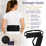 Shungite Belt / Back Belt (filled with shungite chips, length approx. 185 cm)