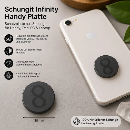 schungit-infinity-unendlichkeit-elektrosmog-edelschungit-edelstein-heilstein-handyplatte-rund-030726
