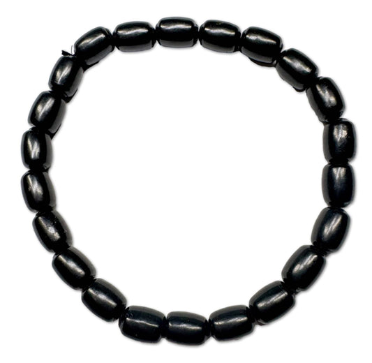 Schungit oval Edelstein Schmuck Armband #7310