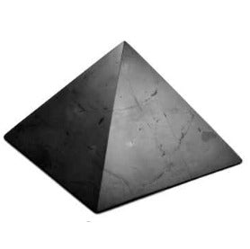 Schungit-Pyramide poliert – Schutz & Energie