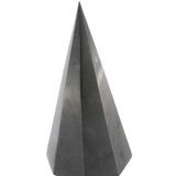 Pirámide de shungit octogonal de 8 cm de alto - pulida