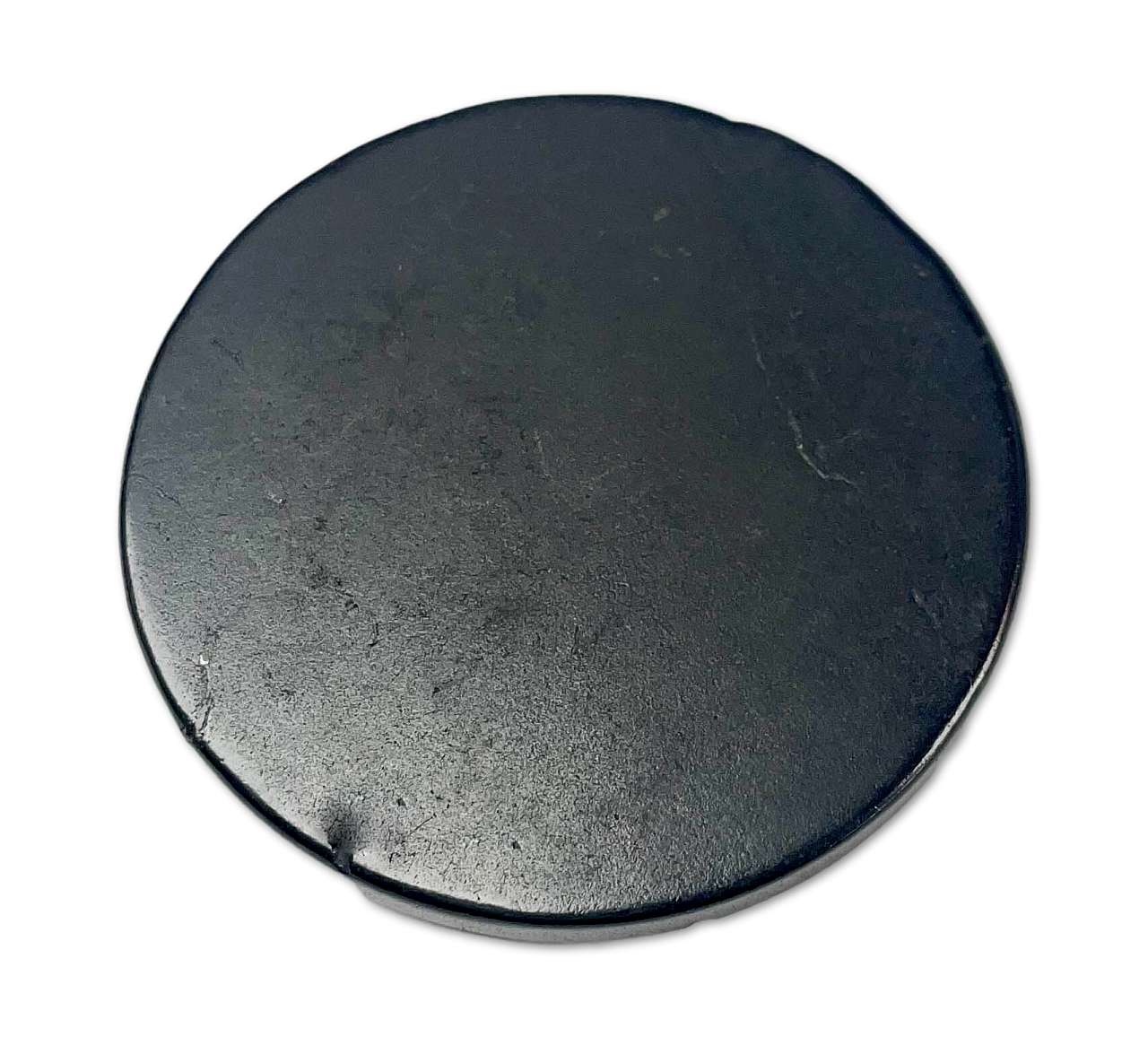 50mm Schungit Tablet - Laptop Platte poliert - Schutzplatte - rund