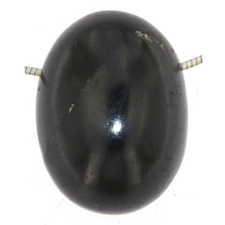 edler Schungit Ei Trommelstein Edelstein Schmuck Ketten Anhänger - A Qualität - #5495