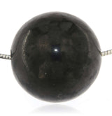 Colgante de bola de shungit de 20 mm - Colgante de piedra rodada - Gema de calidad A #5989
