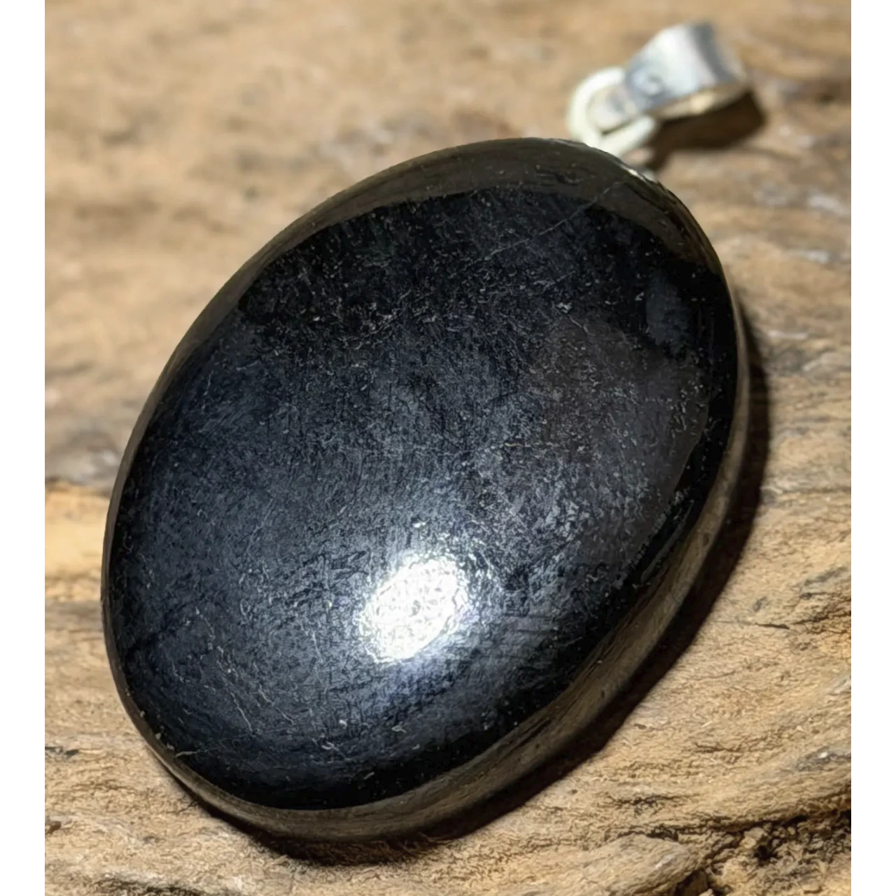 schwarzer Turmalin Schörl Edelstein Schmuck Ketten Anhänger A Qualität - 925er Silber #7463- seelensteinchen