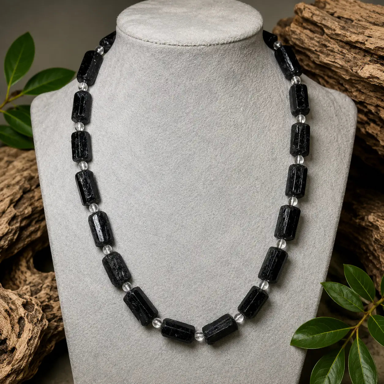 schwarzer-turmalin-schoerl-edelsteinkette-collier.schmuck-925er-silber-bergkristall-heilstein-260726-2