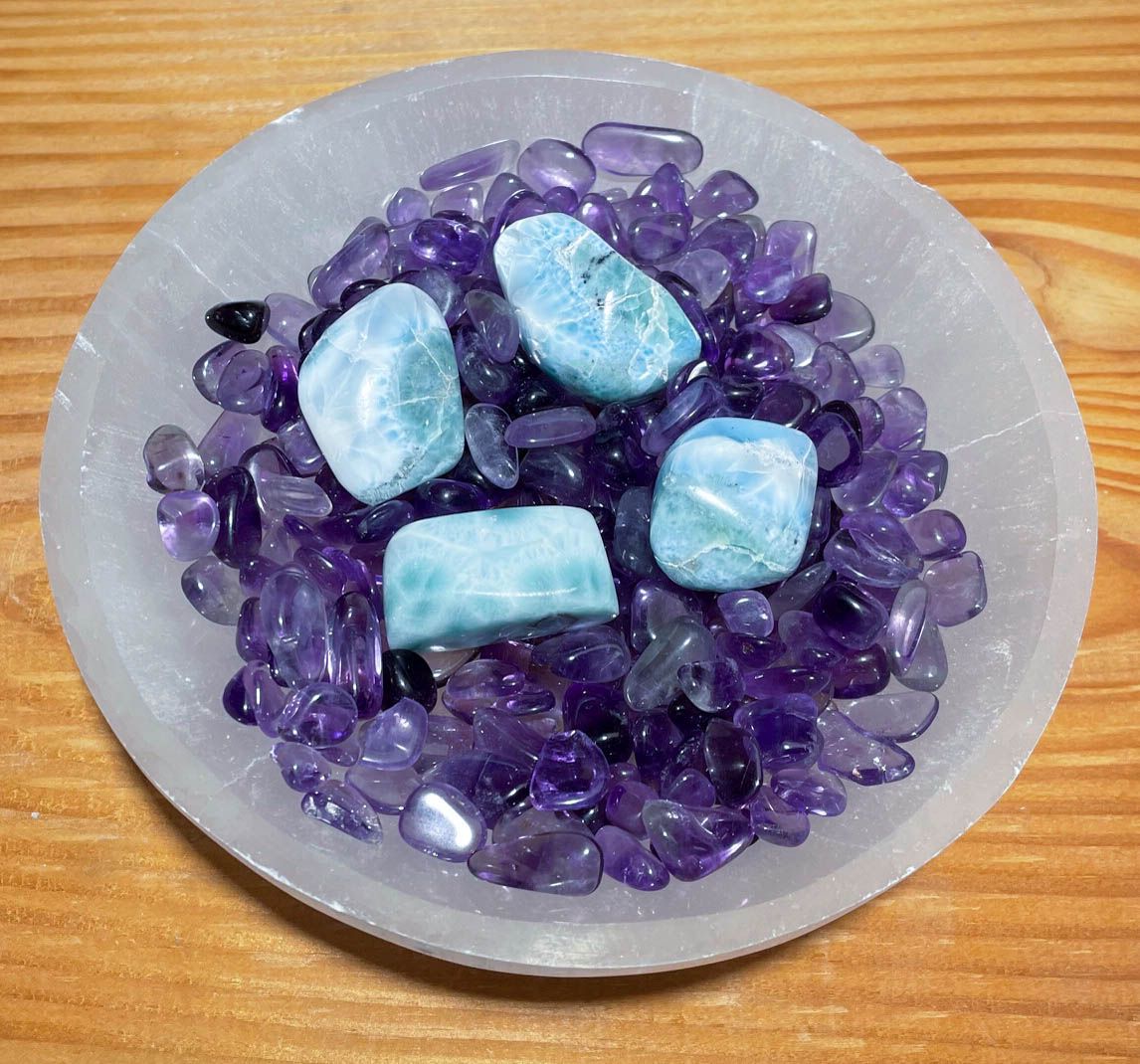 Selenit Schale ca. 14cm - Aufladeschale - Edelstein A Qualität #7076