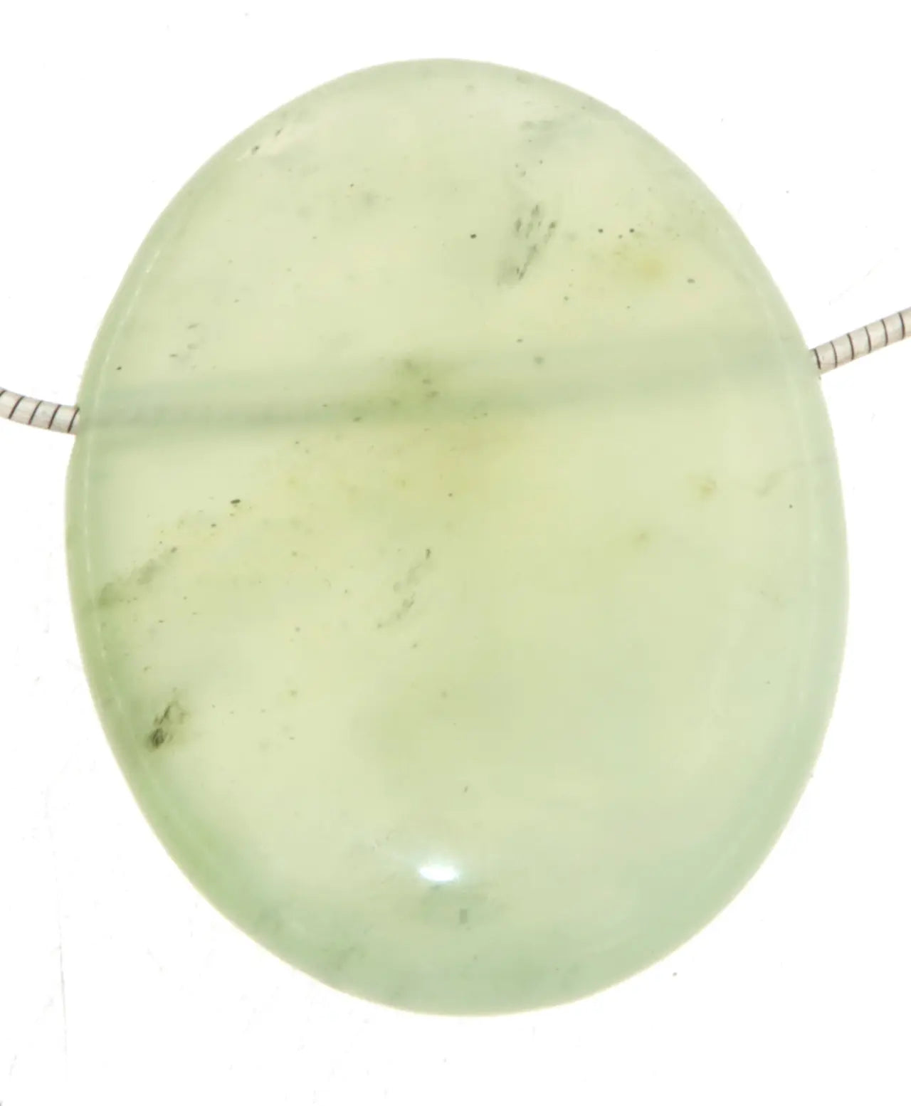 Edelserpentin - Serpentin Trommelstein Schmuck Ketten Anhänger - Edelstein A Qualität #6259