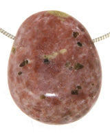 Skarn - Trommelstein Schmuck Anhänger - Edelstein A Qualität #5274