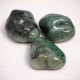 Esmeralda Gema - Piedra pulida - Piedra de palma - Calidad A #5403