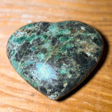 Emerald Heart Soapstone / Massage Stone - Gemstone - Palm Stone - Palmstone #7002