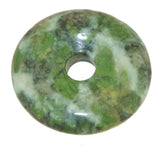 Smaragdid Donut - PI Scheibe - Edelstein Schmuck Ketten Anhänger 30mm - A Qualität #7258