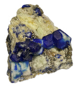Cristal de lapislázuli - Pirita en bruto - Piedra rodada - Minerales - Piedra preciosa - Calidad A #7105