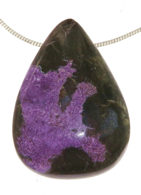 Stichtit Edelstein Schmuck Ketten Anhänger - A Qualität #6704