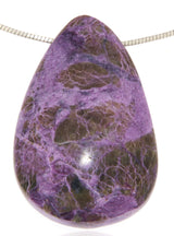 Stichtit Trommelstein Edelstein Schmuck Ketten Anhänger #6333