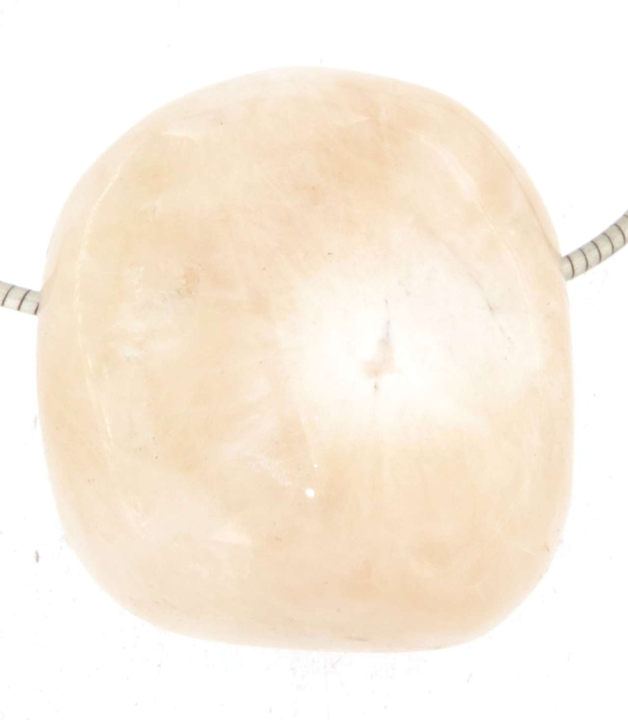 Stilbit - Trommelstein Schmuck Ketten Anhänger - Edelstein A Qualität #6314