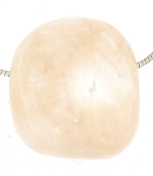 Stilbit - Trommelstein Schmuck Ketten Anhänger - Edelstein A Qualität #6314