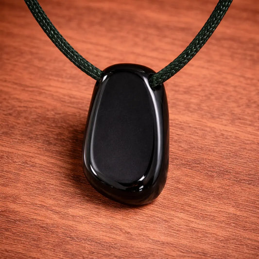 stoffband-dunkelgruen-edelstein-kette-seelensteinchen