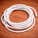 Seidenweiches Stoffband weiss – 1,5 mm | 80 cm Schmuckband