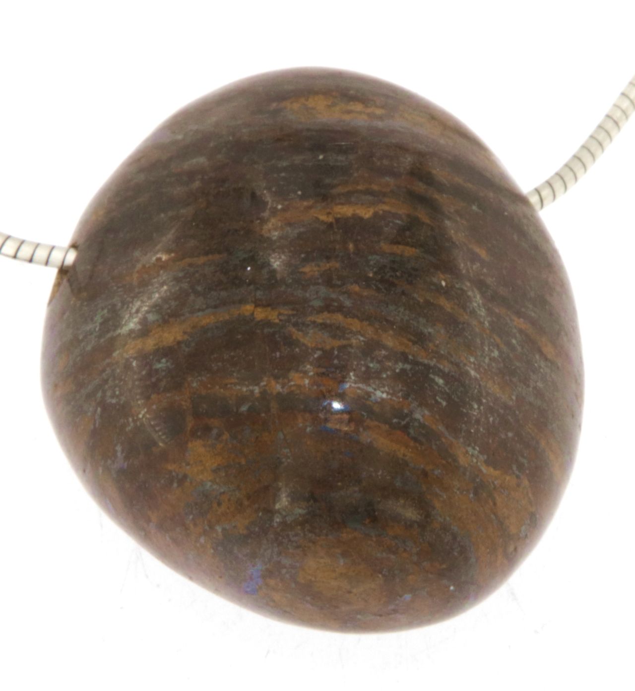 Stromatolith Trommelstein Edelstein Schmuck Ketten Anhänger #7097