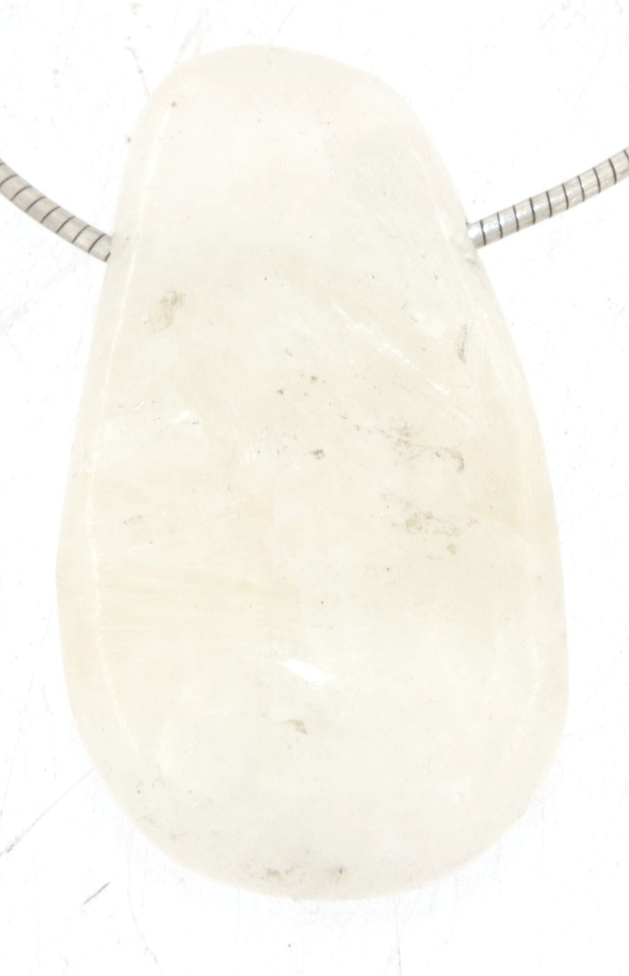 Strontianit Trommelstein Edelstein Schmuck Ketten Anhänger - A Qualität #2545