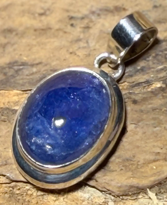 edler Schmuck Ketten Anhänger mit Tansanit A Qualität - 925er Silber #0407