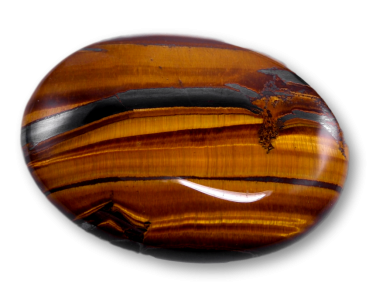 Tigerauge Seifenstein - Auflagestein - Handschmeichler - Massagestein A Quali. XL - Massage 7x5x2cm