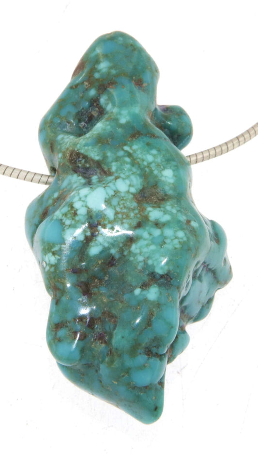 Arizona Türkis Nugget Trommelstein Edelstein Schmuck Ketten Anhänger - A Qualität #6839