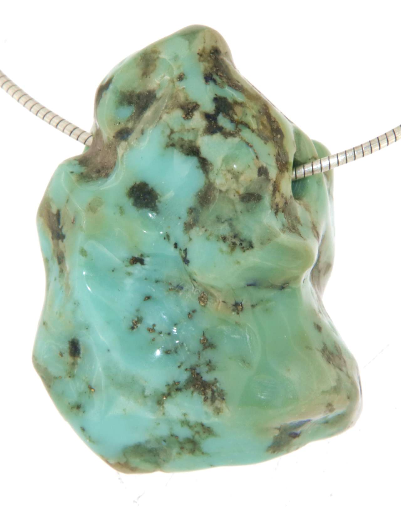 Arizona Türkis Trommelstein Edelstein Schmuck Anhänger - A Qualität #5102
