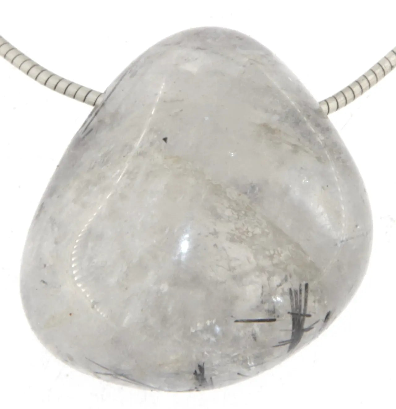 Turmalinquarz Trommelstein Edelstein Schmuck Ketten Anhänger - A Qualität #0553