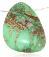 Variscit Trommelstein Edelstein Schmuck Ketten Anhänger - Sonderqualität #5534