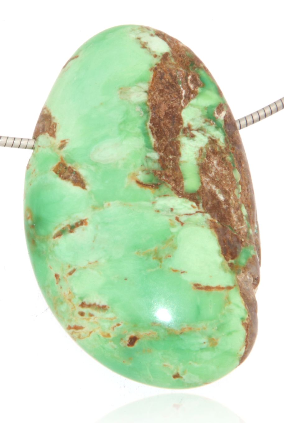 Variscit Trommelstein Edelstein Schmuck Ketten Anhänger - Sonderqualität #5535