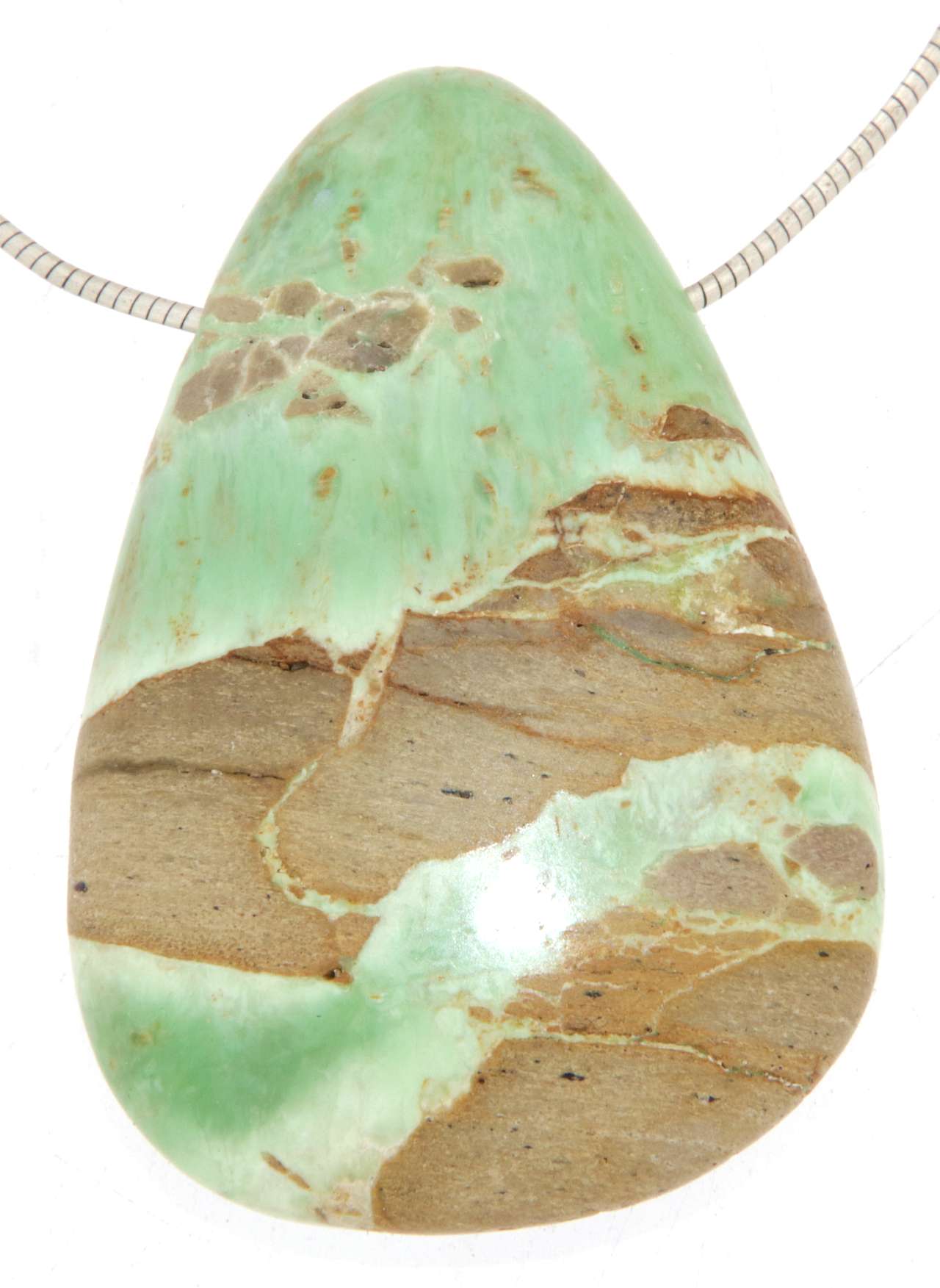 Variscit Trommelstein Edelstein Schmuck Anhänger - AA Qualität #5252