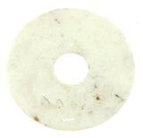 Zitronenchrysopras Donut Edelstein Schmuck Ketten Anhänger 30mm - A Qualität #7092