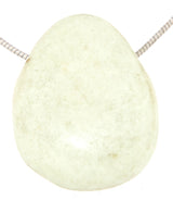 Zitronenchrysopras Trommelstein Edelstein Schmuck Ketten Anhänger - A Qualität #7090